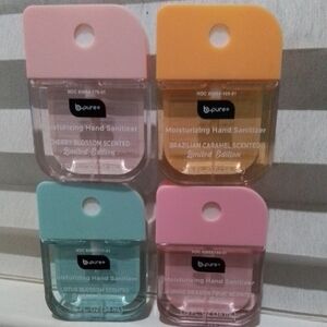 B-Pure Limited Edition Hand Sanitizer Set - Pink, Orange, Teal, Light Pink